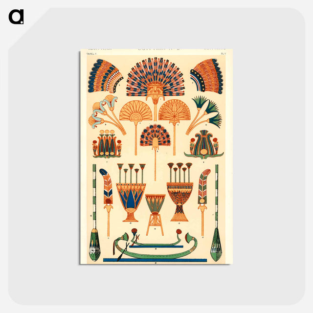 アートポストカード-Ancient Egyptian Ornament
 - 装飾の文法 Postcard.