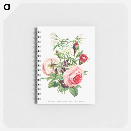 Moss Rose, Sweet Scented Violet and White Jasmine
 - Flower Language Memo.