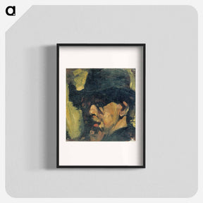 アートポスター-Self portrait with hat - テオ ファン ドゥースブルフ Poster.