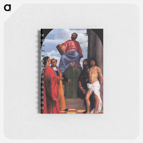 アートメモ帳-Saint Mark Enthroned - ティツィアーノ ヴェチェッリオ Memo.