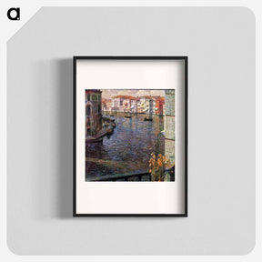 アートポスター-The Grand Canal in Venice - ウンベルト ボッチョーニ  Poster.