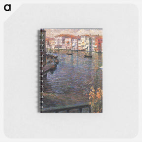 アートメモ帳-The Grand Canal in Venice - ウンベルト ボッチョーニ  Memo.