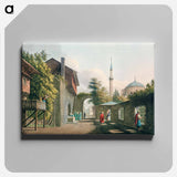 Eski Estamboul - View of the Ottoman Empire Canvas.