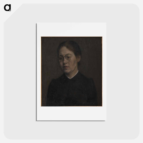 アートポストカード-Unknown - ヴィルヘルム ハンマースホイ Postcard.