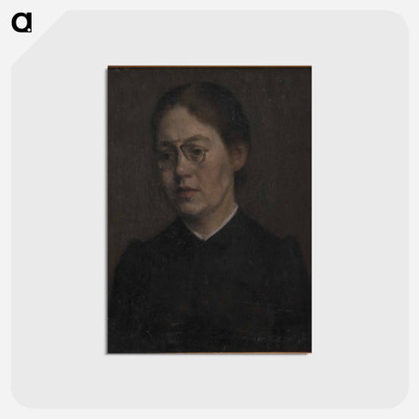 アートポストカード-Unknown - ヴィルヘルム ハンマースホイ Postcard.