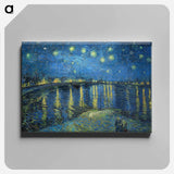 Starry Night Over the Rhone - Vincent van Gogh Canvas.