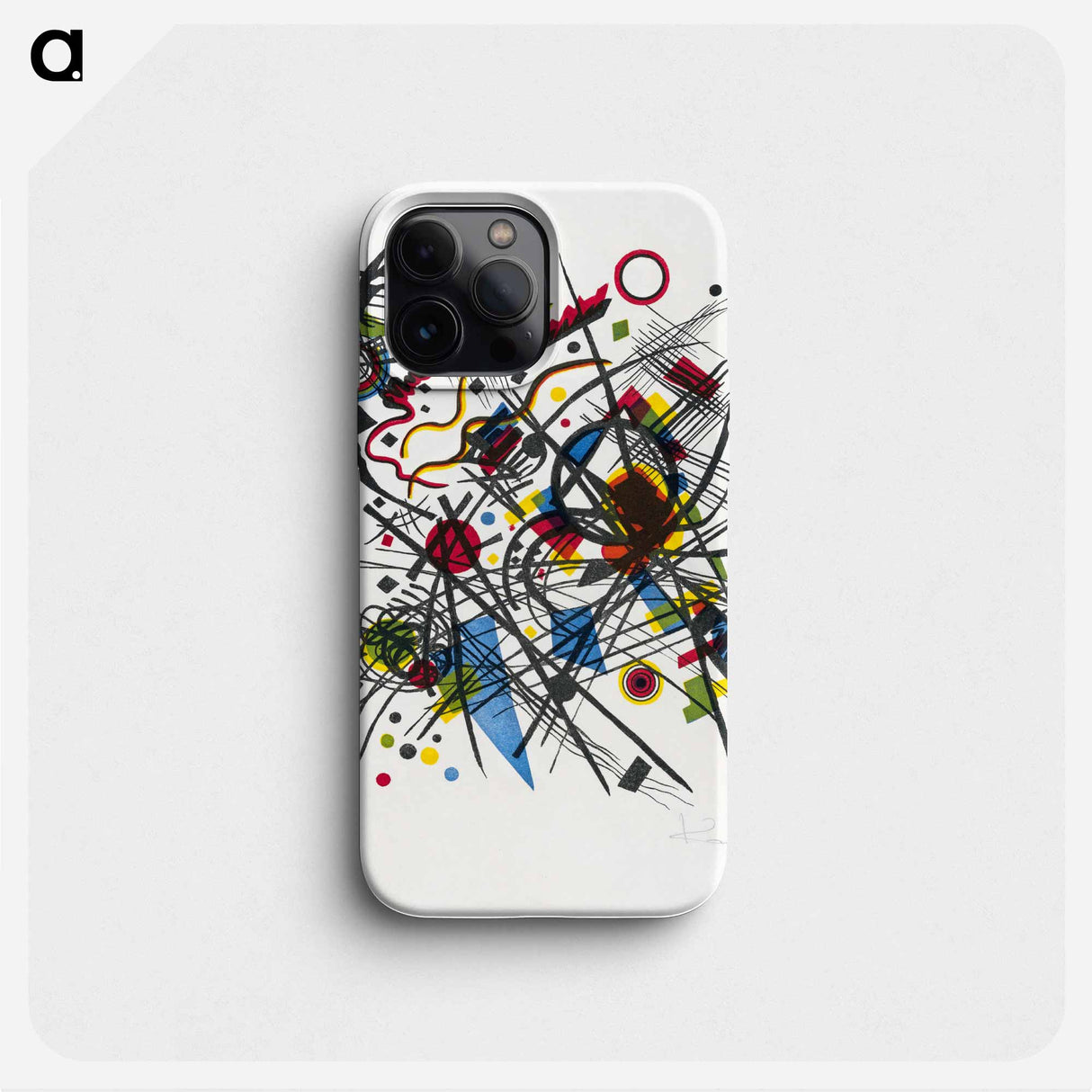 Lithography for the Vierte Bauhaus map - Wassily Kandinsky Phone Case.