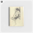 アートメモ帳-Seated Male Nude with Hat
 - ウィーン博物館 Memo.