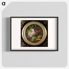 アートポスター-Still Life with Flowers and Fruits - ウィレム ヴァン リーン Poster.
