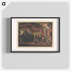 アートポスター-Jerusalem, Plate 51 - ウィリアム ブレイク Poster.
