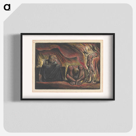 アートポスター-Jerusalem, Plate 51 - ウィリアム ブレイク Poster.