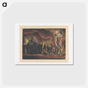アートポストカード-Jerusalem, Plate 51 - ウィリアム ブレイク Postcard.