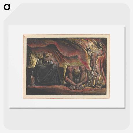アートポスター-Jerusalem, Plate 51 - ウィリアム ブレイク Poster.