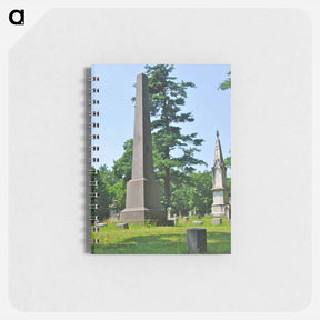 アートメモ帳-Baker family plot at Albany Rural Cemetery in Menands, New York - ウィリアム ブリス ベイカー Memo.