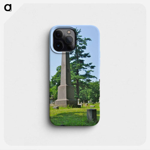 Baker family plot at Albany Rural Cemetery in Menands, New York - ウィリアム ブリス ベイカー Phone Case.