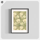 Chrysanthemum pattern - William Morris Poster.