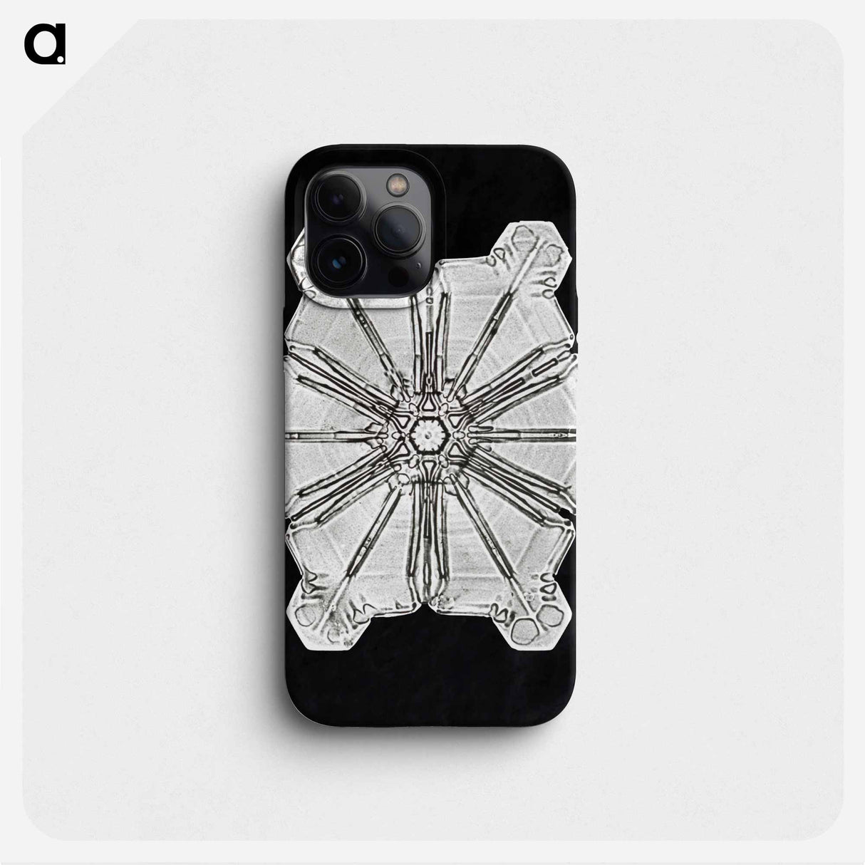 Wilson Bentley's Snowflake 976 - ウィルソン ベントレー Phone Case.