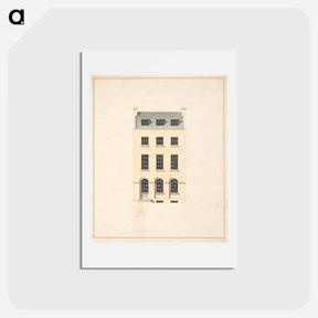 アートポストカード-Design for a London Townhouse: Elevation
 - イェール大学アートギャラリー Postcard.