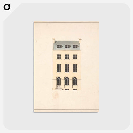 アートポストカード-Design for a London Townhouse: Elevation
 - イェール大学アートギャラリー Postcard.