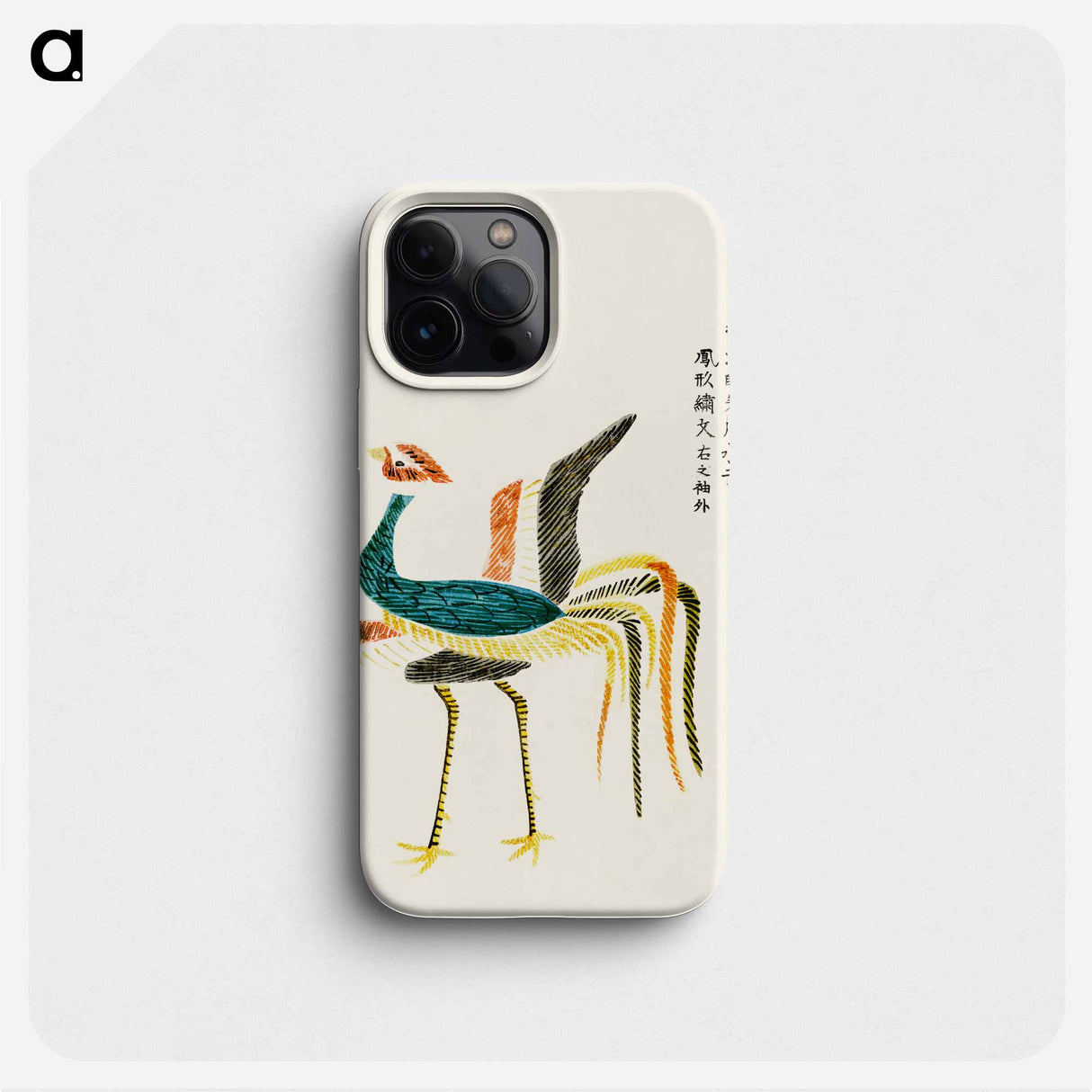 Crane from Yatsuo no tsubaki by Taguchi Tomoki - 八尾の椿 Phone Case.