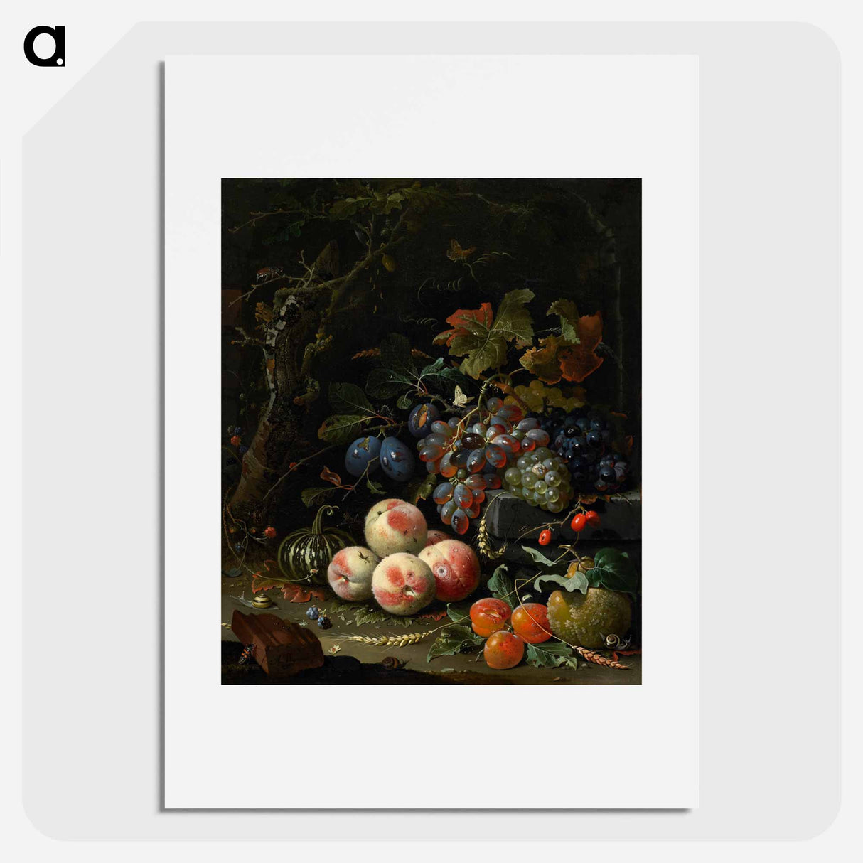 Dutch still life - エイブラハム ミニョン Poster.