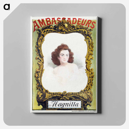Lemercier Ambassadeurs, Magnitta - アドルフ レオン ウィレット Canvas.