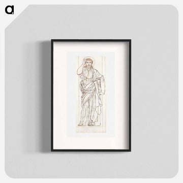 Full Length Figure of Christ - アルバート ジョセフ ムーア Poster.