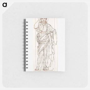 アートメモ帳-Full Length Figure of Christ - アルバート ジョセフ ムーア Memo.