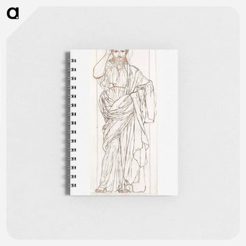 Full Length Figure of Christ - アルバート ジョセフ ムーア Memo.