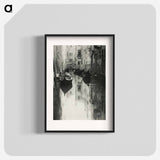 A Venetian Canal - アルフレッド スティーグリッツ Poster.