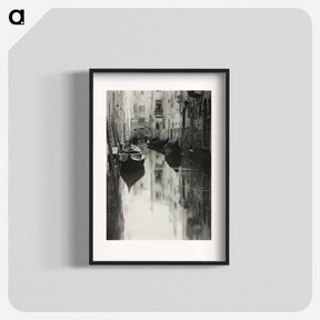 アートポスター-A Venetian Canal - アルフレッド スティーグリッツ Poster.