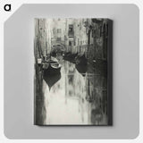A Venetian Canal - アルフレッド スティーグリッツ Canvas.