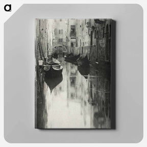 アートパネル-A Venetian Canal - アルフレッド スティーグリッツ Canvas.
