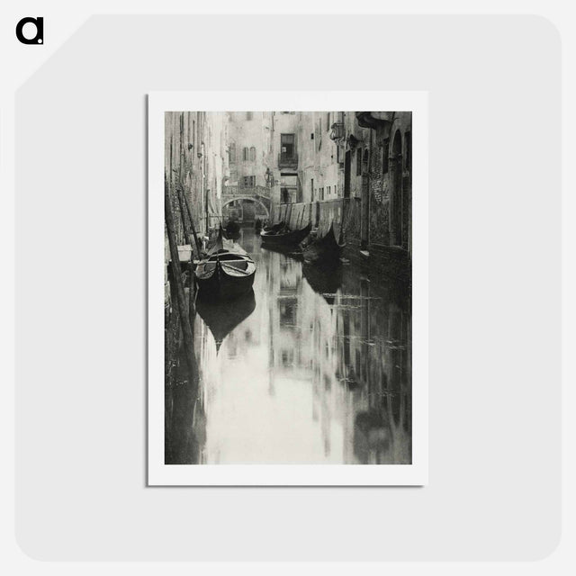 アートポストカード-A Venetian Canal - アルフレッド スティーグリッツ Postcard.