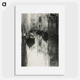 A Venetian Canal - アルフレッド スティーグリッツ Poster.