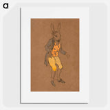 March Hare Costume Design for Alice in Wonderland - Alice in Wonderland Poster.