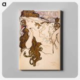 アートパネル-Salon des Cent - アルフォンス ミュシャ Canvas.