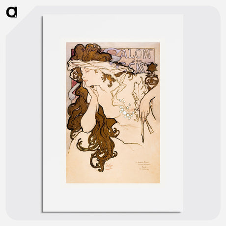 Alphonse Mucha(アルフォンス ミュシャ) - Salon des Cent - アルフォンス ミュシャ Poster. - artgraph.「アートをもっと気軽に」世界の名画やアート作品をポスターなど身近なアイテムにプリントして販売するサイト「artgraph.」ポスター、アートフレーム、スマホケース、ノート…etcなど多くの製品を用意しております。専属アーティストの作品もあり、ここだけしか買えないアートに出会えます。│