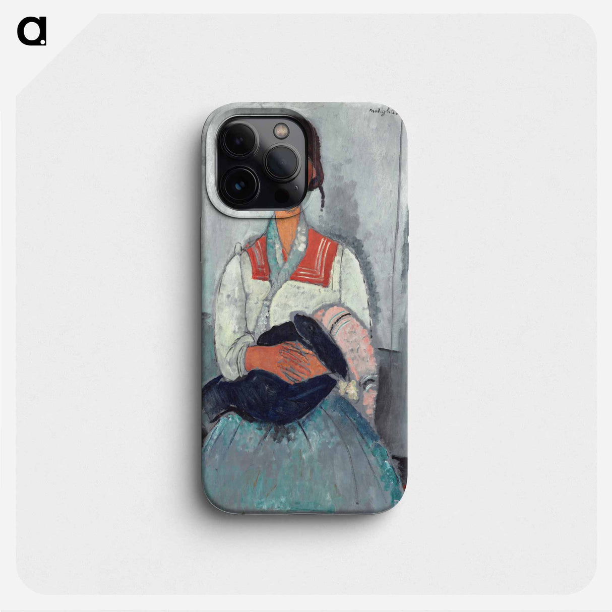 Gypsy Woman with Baby - アメデオ モディリアーニ Phone Case.