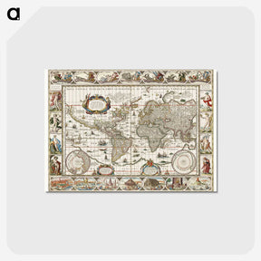 1-12_Antique-Maps_postcard