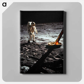 アートパネル-Apollo 11 Extravehicular Activity - アポロ月面着陸 Canvas.