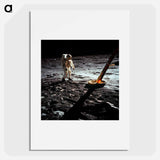 Apollo 11 Extravehicular Activity - Apollo Moon Landing Poster.
