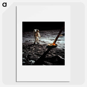 アートポスター-Apollo 11 Extravehicular Activity - アポロ月面着陸 Poster.