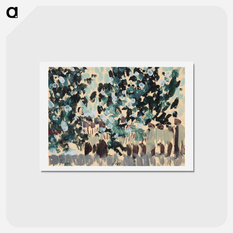 アートポストカード-Green Leaves - アーサー ダヴ Postcard.