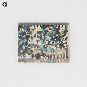 アートメモ帳-Green Leaves - アーサー ダヴ Memo.