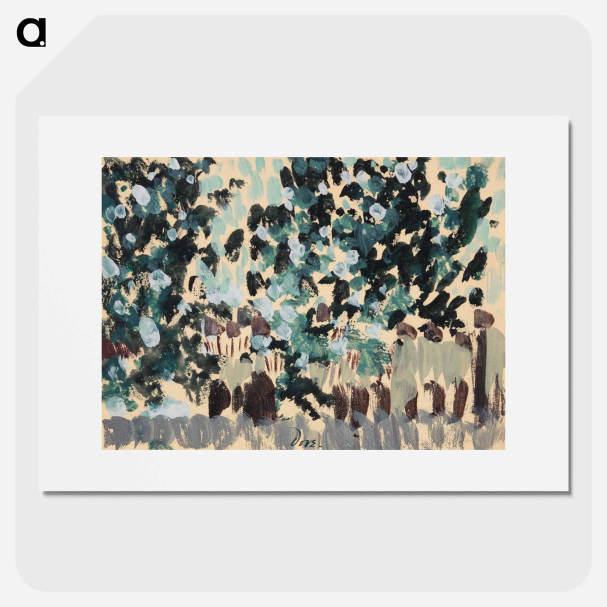 Green Leaves - アーサー ダヴ Poster.