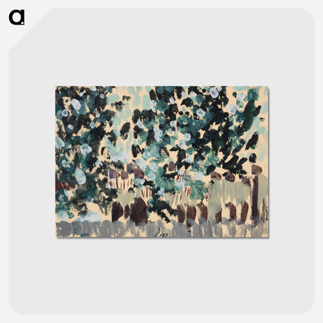 アートポストカード-Green Leaves - アーサー ダヴ Postcard.