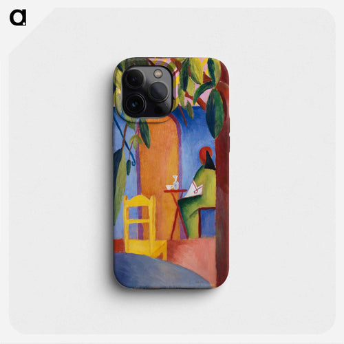 Türkisches Café - August Macke Phone Case.
