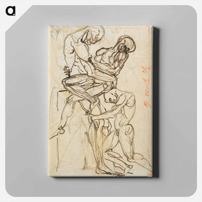 アートパネル-Ugolino and his Sons - オーギュスト ロダン Canvas.
