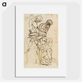 アートポスター-Ugolino and his Sons - オーギュスト ロダン Poster.